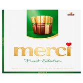 MERCI FINEST SELECTION KOLLEKTION VON SCHOKOLADEN MIT MANDEL 250 G